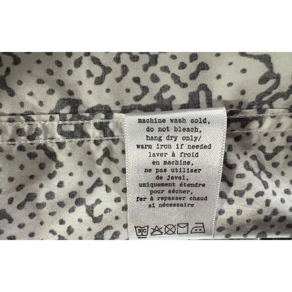 Rag & Bone Graphic print tailored workwear shirt size XL color white black NWT - Picture 4 of 7